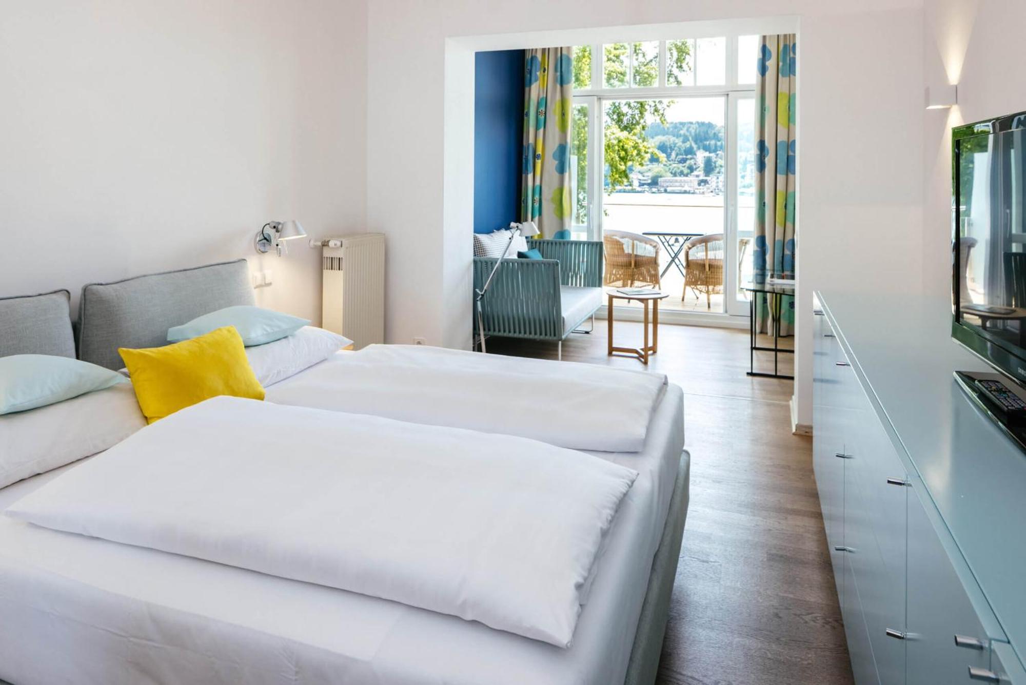 Seehotel Hubertushof Velden am Worthersee Bagian luar foto
